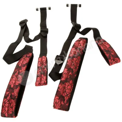 Scandal Over The Door Red Black Adjustable Comfortable Door Swing