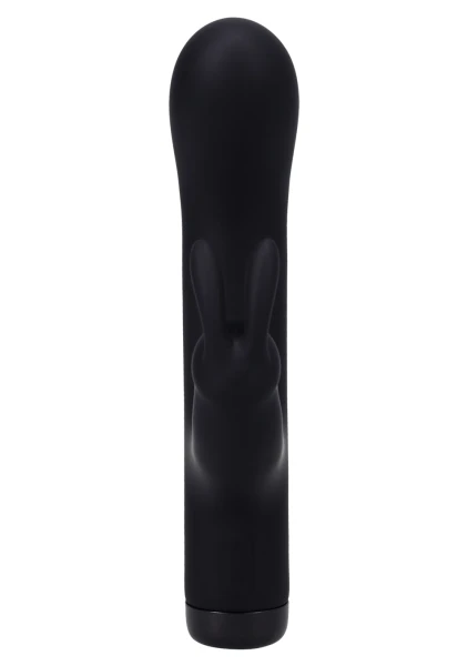 In A Bag Silicone Rechargeable Rabbit Vibrator By Doc Johnson - Black