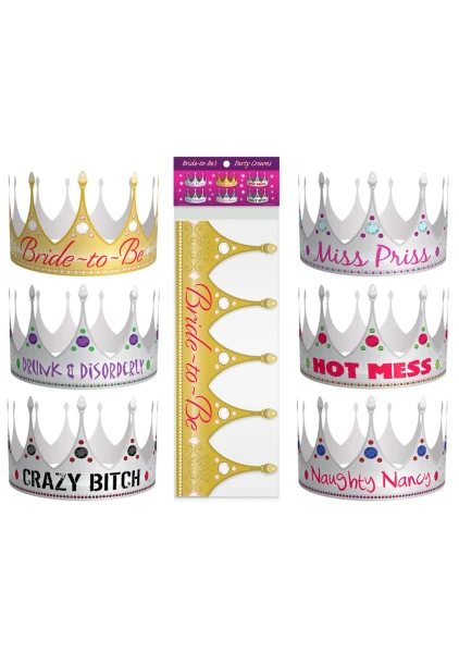 Bride To Be Party Crowns