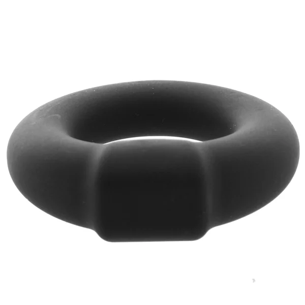 Alpha Liquid Silicone Optimum Cock Ring By CalExotics - Black