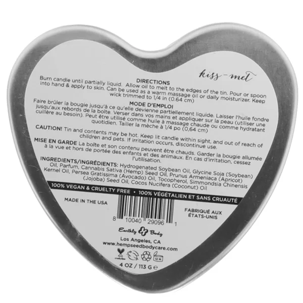 3-in-1 Love Massage Heart Candle 4oz/113g