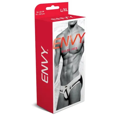 Envy Bulge Jock White L xl Bx
