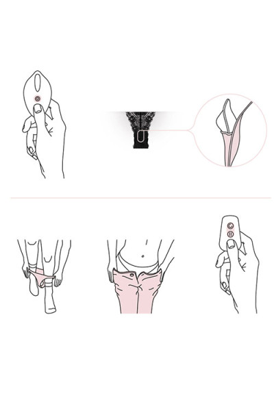 pantyrebel Vibrating V-Thong with Remote Control