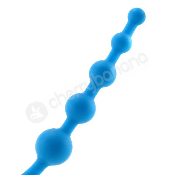 Mood Kinky Blue Vibrating Anal Beads