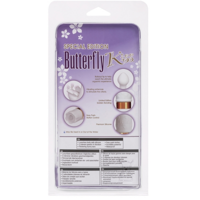 CalExotics Butterfly Kiss Special Edition White 7 5