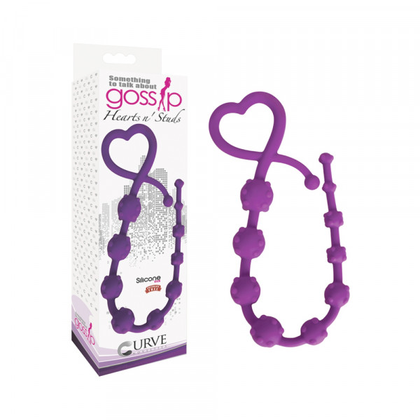 Gossip Hearts N Studs Anal Beads