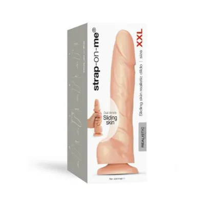 Strap on me Sliding Skin Realistic Dildo Xxl Vanilla