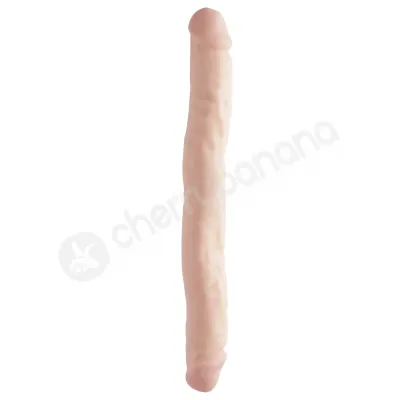 Basix Rubber Works Flesh 12 Double Dong