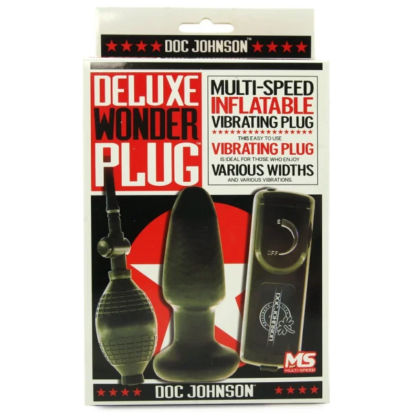 Deluxe Wonder Plug - Inflatable Vibrating Butt Plug — image 9 of 15