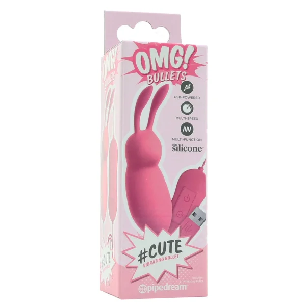 OMG Bullets Cute Vibrating Bullet Pink