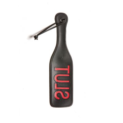 X Play slut impression paddle Black BDSM Paddle