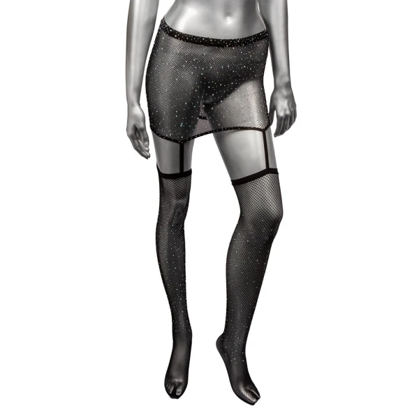 Radiance One Piece Garter Skirt with Thigh Highs
