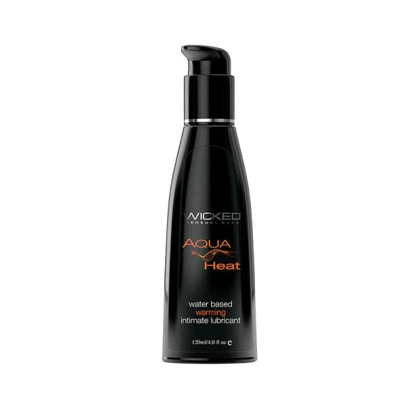 Wicked Aqua Heat Water Based Warming Lubricant 4oz