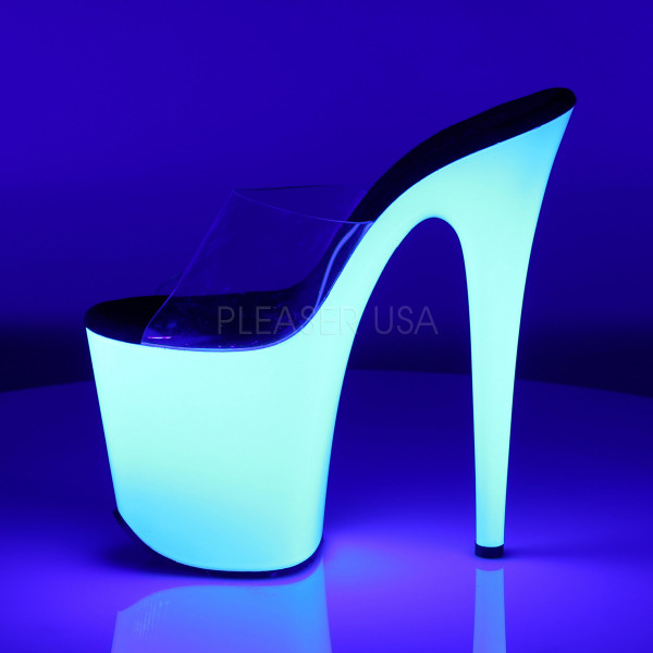8 inches Heel, 4 inches PF Slide, Neon UV Reactive — image 3 of 4