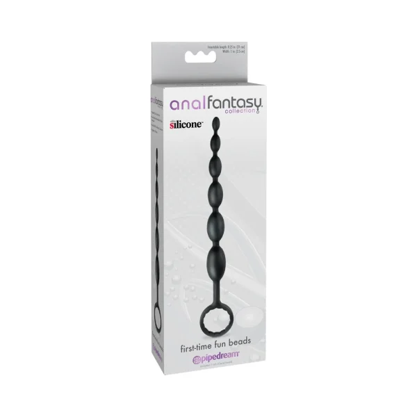 Anal Fantasy First Time Fun Beads Black