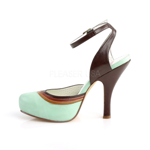 4 1/2 inches Heel, 3/4 inches Hidden P/F Ankle Strap Sandal — image 7 of 8