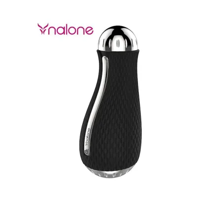 Nalone Jack Vibrating Masturbator Black 9 Inch