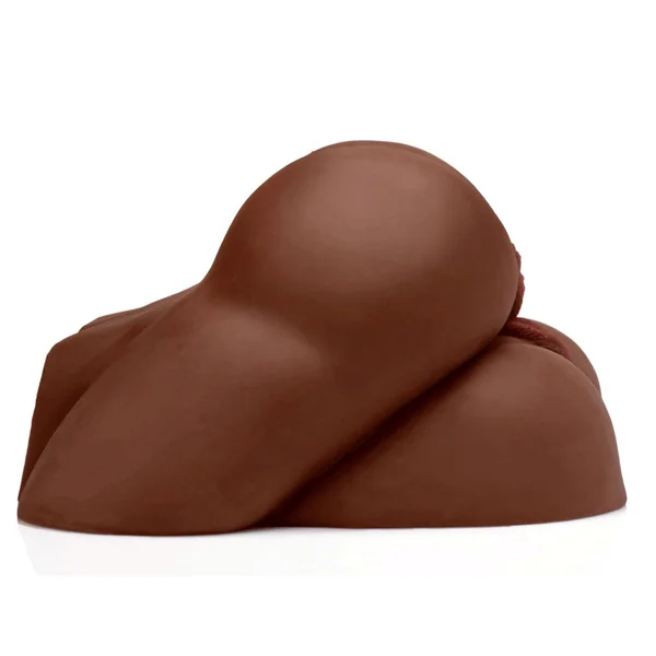 Vibrating Double Ass and Pussy Brown Masturbator Doll by Hookups — image 4 of 4