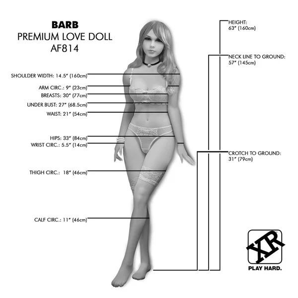 NextGen Barb Premium Life Size Flesh Full Body Sex Doll — image 8 of 9