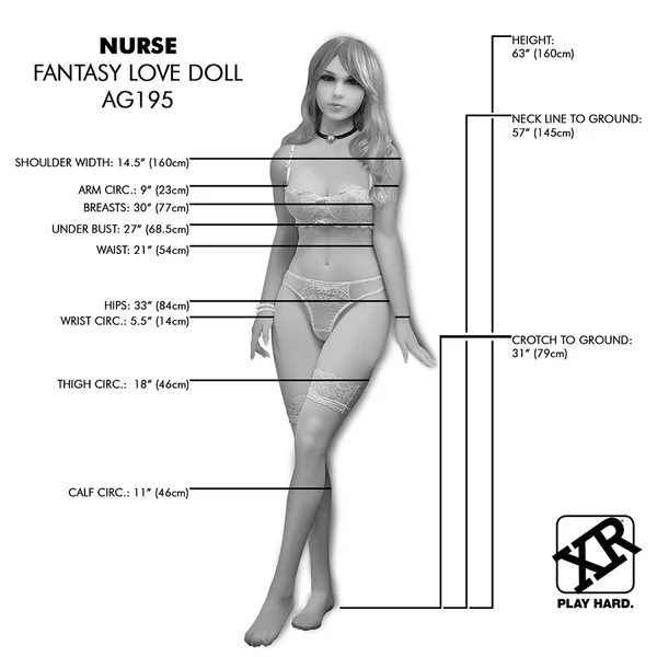 Life Size Nurse Fantasy Sex & Love Doll — image 6 of 7
