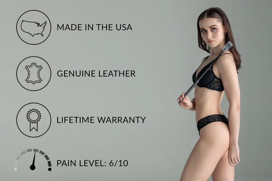 Liberator Warsaw Narrow-Winged 18" Riding Crop — image 5 of 8
