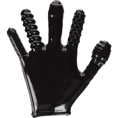 Oxballs Finger Fuck Glove Black 345 Gram