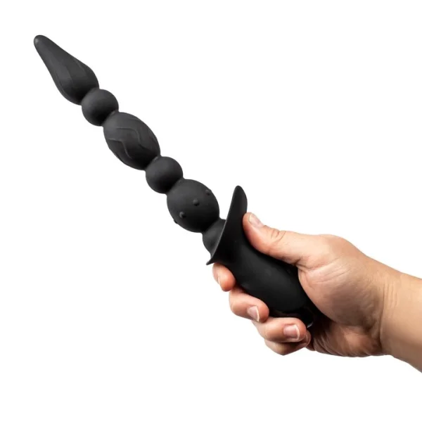 Bondara Rebel Silicone 10 Function Rechargeable Beaded Anal Vibe — image 4 of 6