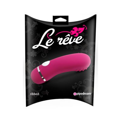 Le Reve Ribbed Dark Pink 3 Speed Massager