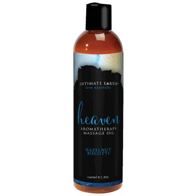 Intimate Earth Heaven Massage Oil Hazelnut Biscotti
