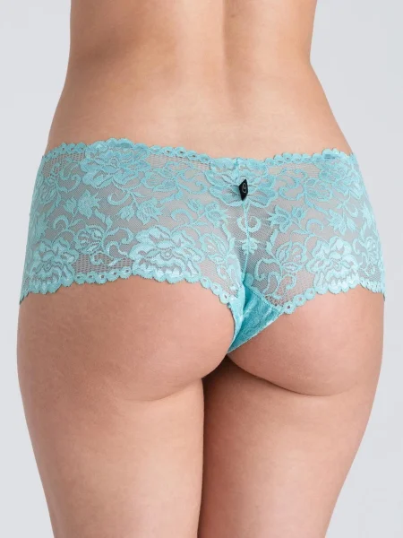 Lovehoney Flirty Soft Aqua Lace Shorts
