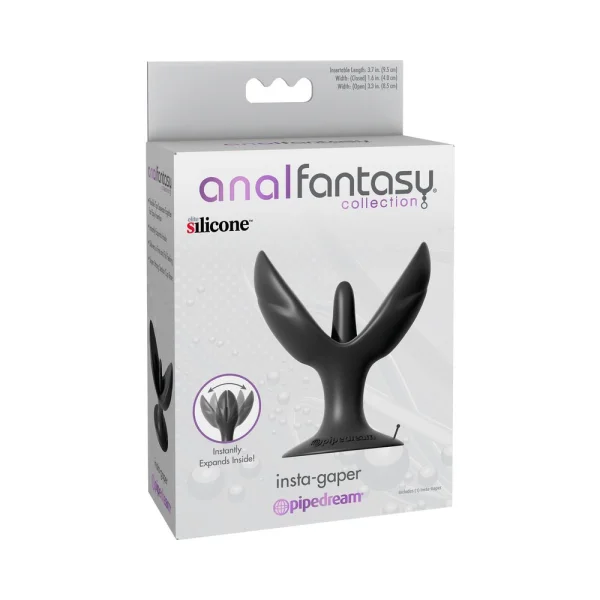 Anal Fantasy Insta Gaper Black Butt Plug — image 12 of 19