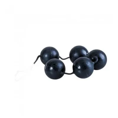 Power Balls Latex Dipped Weighted Pleasure Balls 1 25 Inch Black