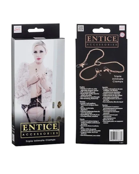 Entice triple intimate clamps
