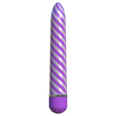 Classix Sweet Swirl Vibrator Purple 8 Inch