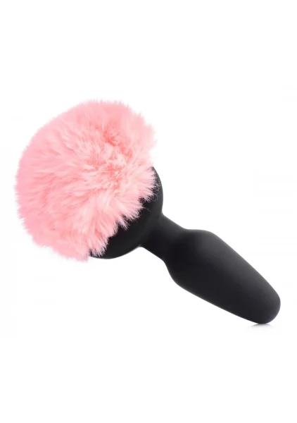 Tailz Vibrating Pink Bunny Tail Anal Plug