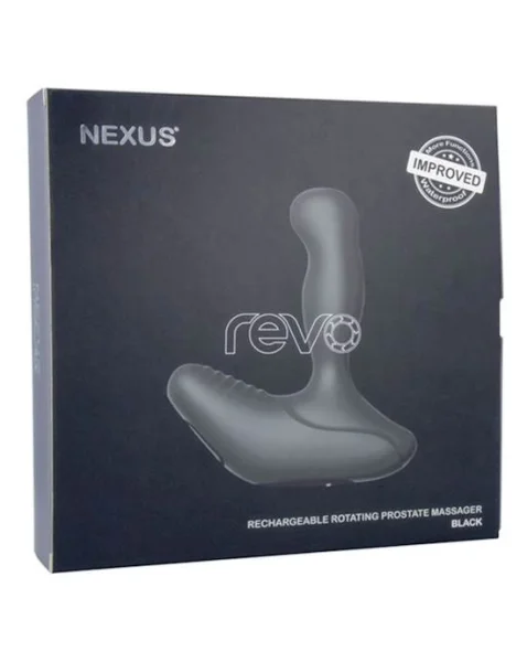 Nexus Revo 2 P-spot Toy - Black - 5.7 Inch