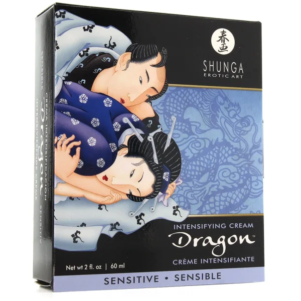 Shunga Dragon Sensitive Intensifying Cream For Couples - 2 oz