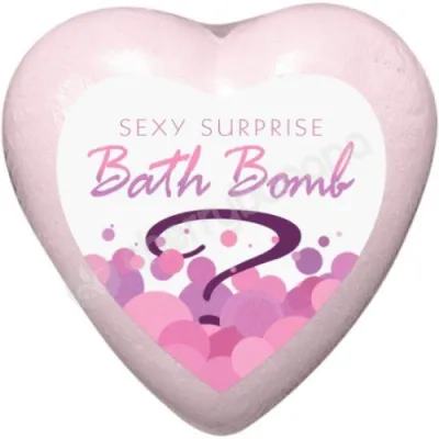 Sexy Surprise Heart Shaped Strawberry Champagne Scented Bath Bomb Bullet Vibe