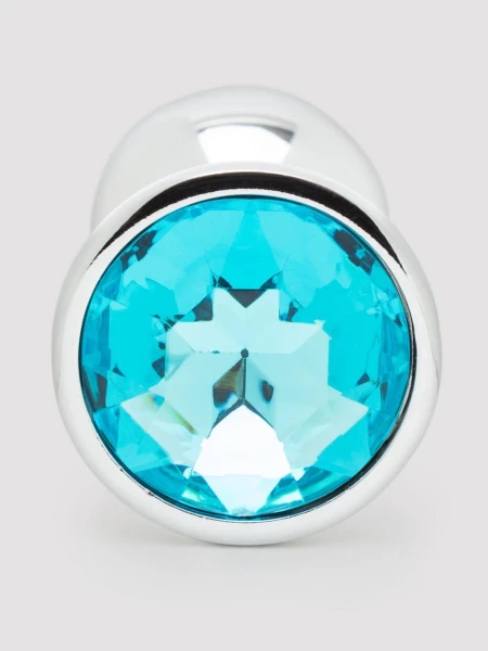 Lovehoney Blue Jewelled Metal Beginner's Butt Plug 2.5 Inch — image 14 of 14