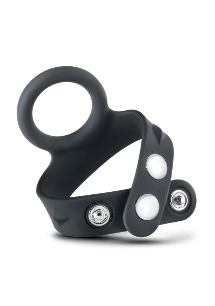 Performance VS6 Silicone Cock & Ball Strap Black