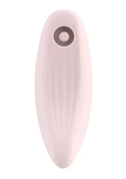 Playboy Pleasure Palm Rechargeable Silicone Tapping Clitoral Vibrator - Pink