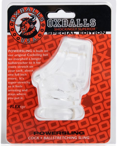 Powerballs Cocksling And Ballstretcher Clear