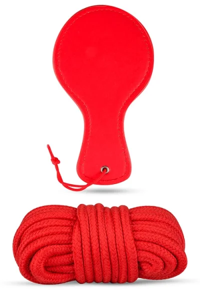 Secret Pleasure Chest Crimson Dream Beginner's Bondage Set (8 Pce)
