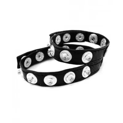 Rouge Double Multi Snap Strap Black