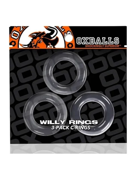 Willy Rings Cockring Pack - Set Of 3