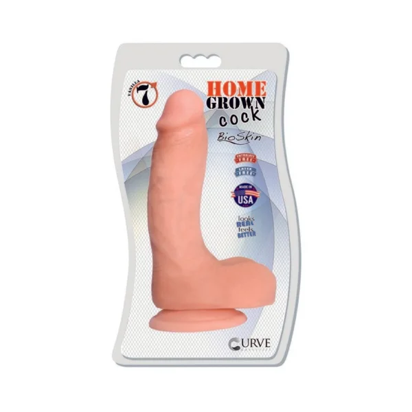 Home Grown 7 inches Bioskin Realistic Cock — image 7 of 11