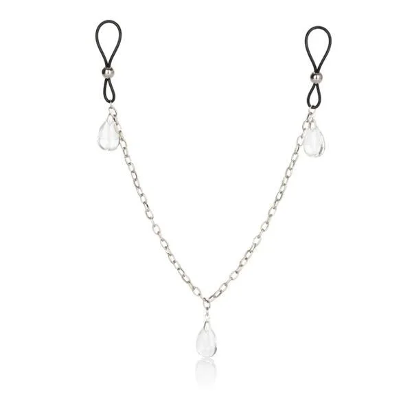 Nipple Play Non Piercing Nipple Chain Crystal — image 4 of 6