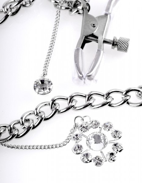 Crystal nipple clamps