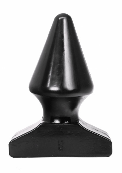 All Black Plug 17 cm - Black - Cat Tail Butt Plug