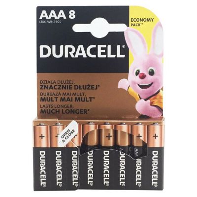 Duracell AAA Batteries Pack of 8
